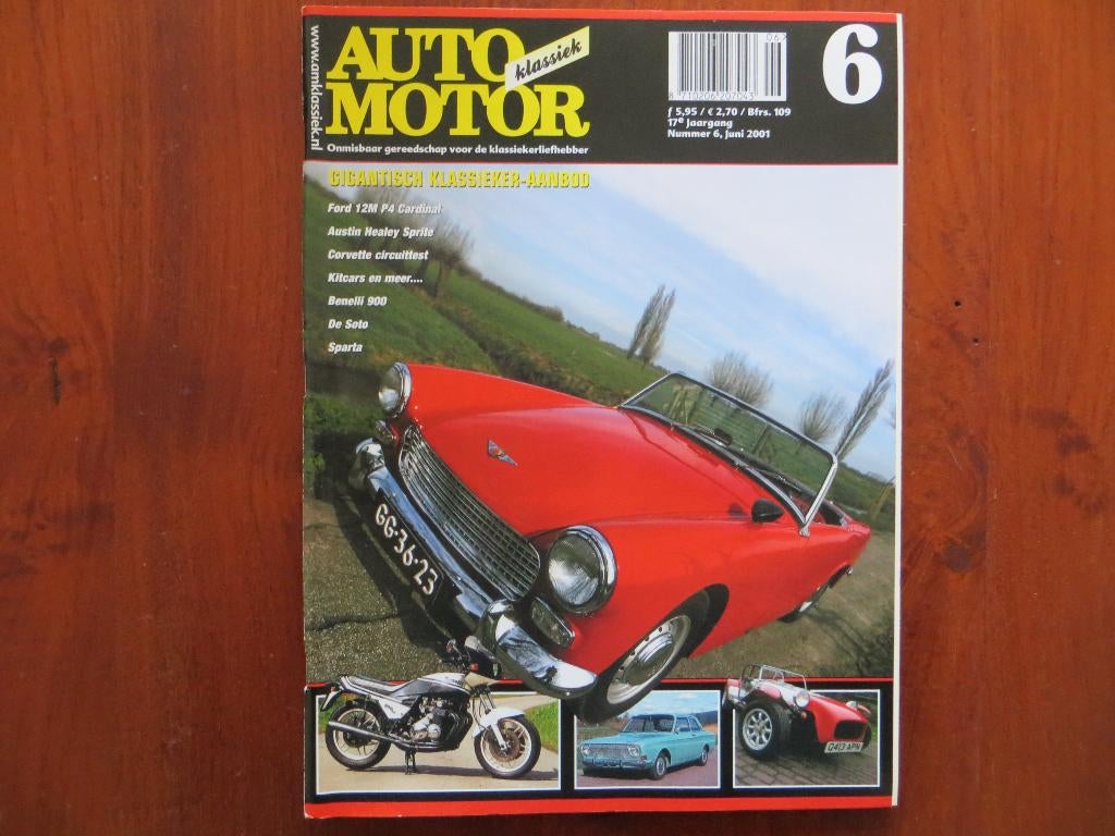 Auto Motor Klassiek 6 2001 Sprite, Sparta,12M P4, De Soto, Ophalen of Verzenden, Nieuw, Ford
