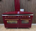 Unieke Bordeaux rode Boretti Fornuis + afzuigkap + levering!, 5258sh, Ophalen of Verzenden, Zo goed als nieuw, Energieklasse A of zuiniger