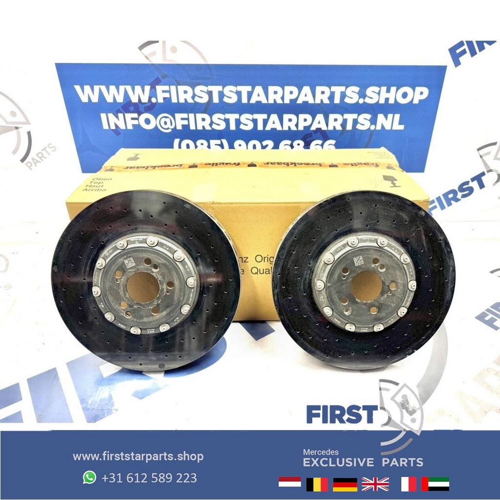 KERAMISCHE REMSCHIJF W205 C205 W206 C63 C63s W213 E63 E63s W, Auto-onderdelen, Gebruikt, -, Ophalen of Verzenden, -