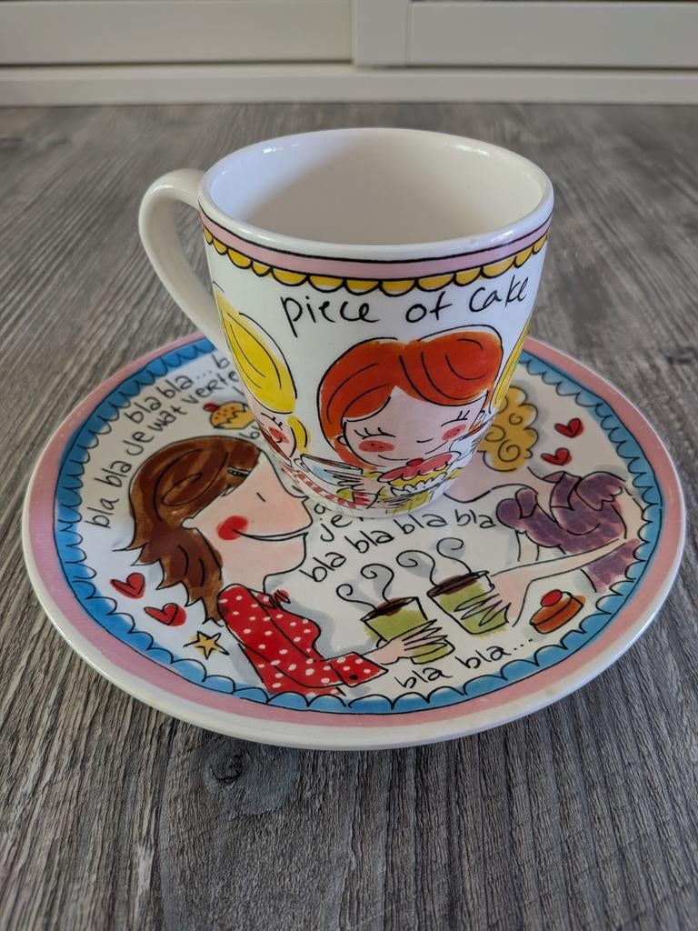 Ontbijtsetje Blond servies, Ophalen, Gebruikt, Blond Amsterdam, Bord(en)