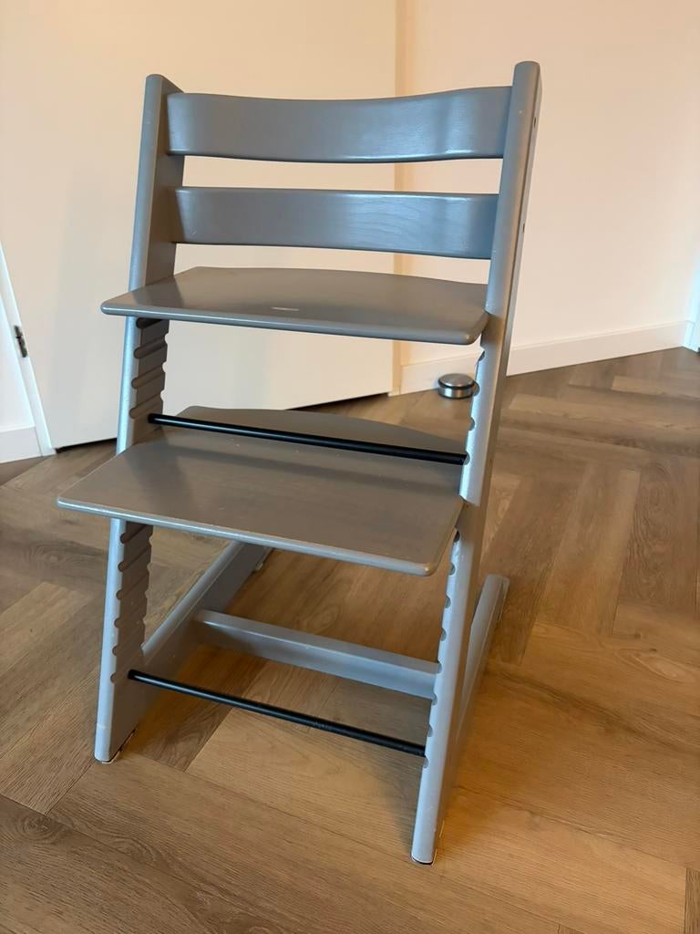 Stokke Tripp Trapp grijs, Ophalen, Gebruikt, Meegroeistoel