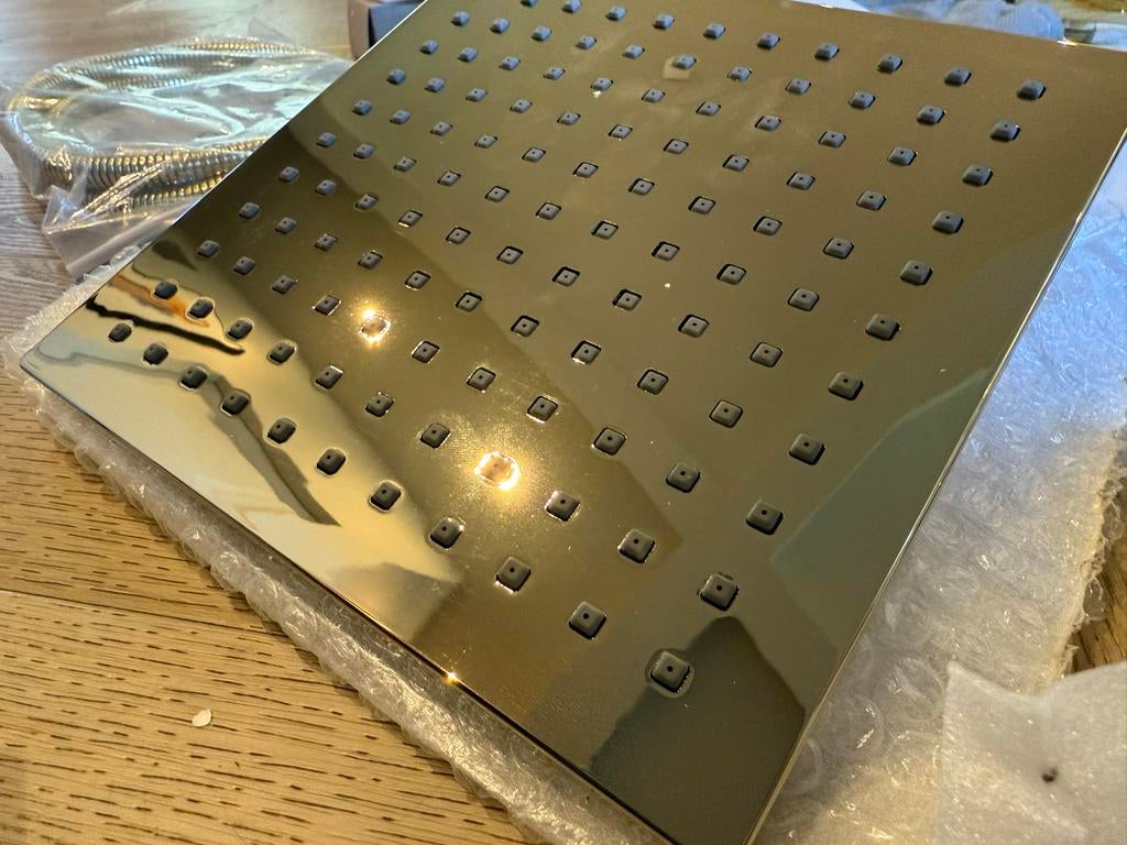 Luxe gouden doucheset - Vips Wellness, Ophalen of Verzenden, Nieuw, Met douche
