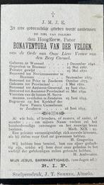 Bovaventura van der Velden Woensel 1842, Ophalen of Verzenden