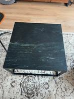 Zwart marmeren salontafel 80x80, Huis en Inrichting, Tafels | Salontafels, Ophalen, Overige materialen, Gebruikt, Vierkant