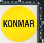 Sticker: Konmar, Ophalen of Verzenden, Zo goed als nieuw, Bedrijf of Vereniging