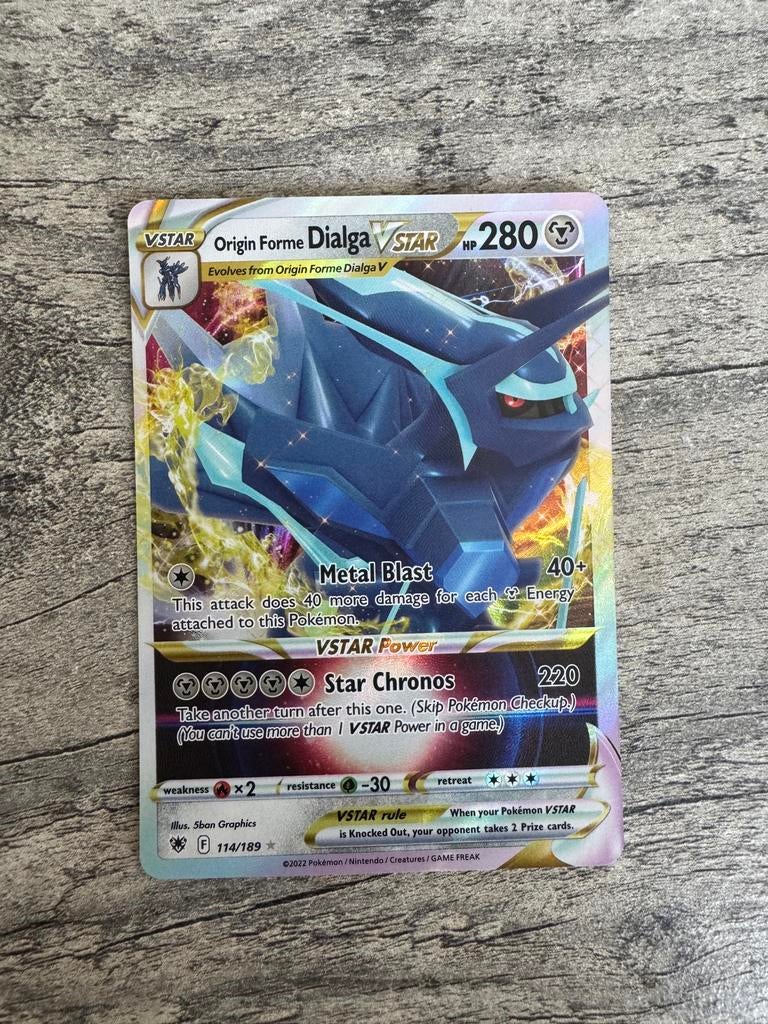 Origin Forme Dialga Vstar 114/189 - Astral Radiance, Ophalen of Verzenden, Zo goed als nieuw