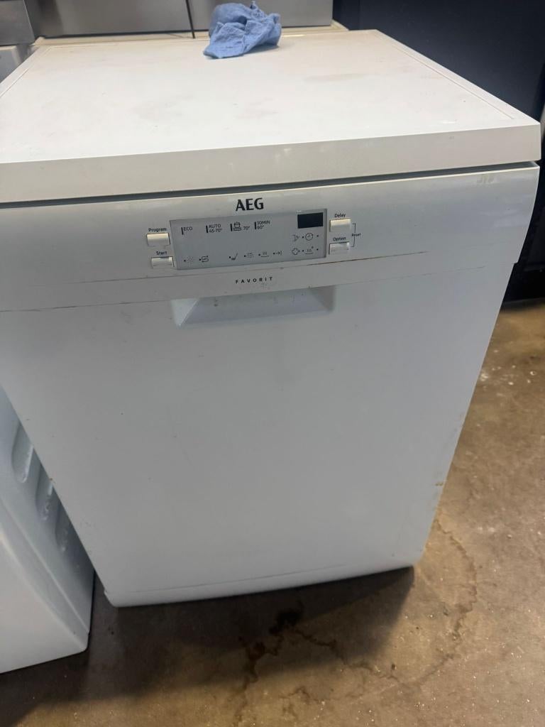 AEG Vaatwasser schoon garantie bezorging, Energieklasse A of zuiniger, Ophalen of Verzenden, Zo goed als nieuw, 85 tot 90 cm