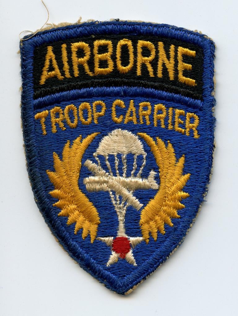 WO2 US Airborne Troop Carrier Command Patch, Ophalen of Verzenden, Landmacht, Amerika, Embleem of Badge