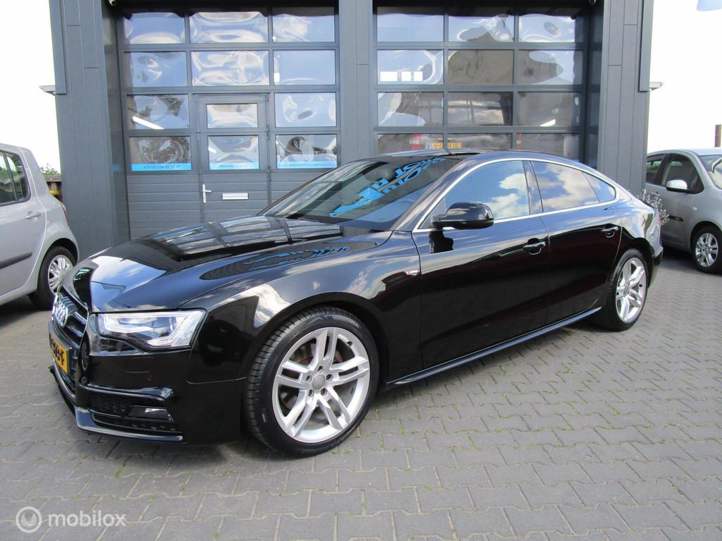 Audi A5 Sportback 1.8 TFSI Sport Edition Org NL Topstaat!, Auto's, Audi, Gebruikt, 4 cilinders, 4 stoelen, Leder en Stof