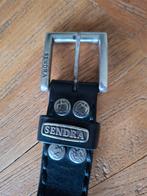 Sendra Riem zwart 90 cm echt leer, Sendra, 80 tot 90 cm, 5 cm of meer, Tailleriem