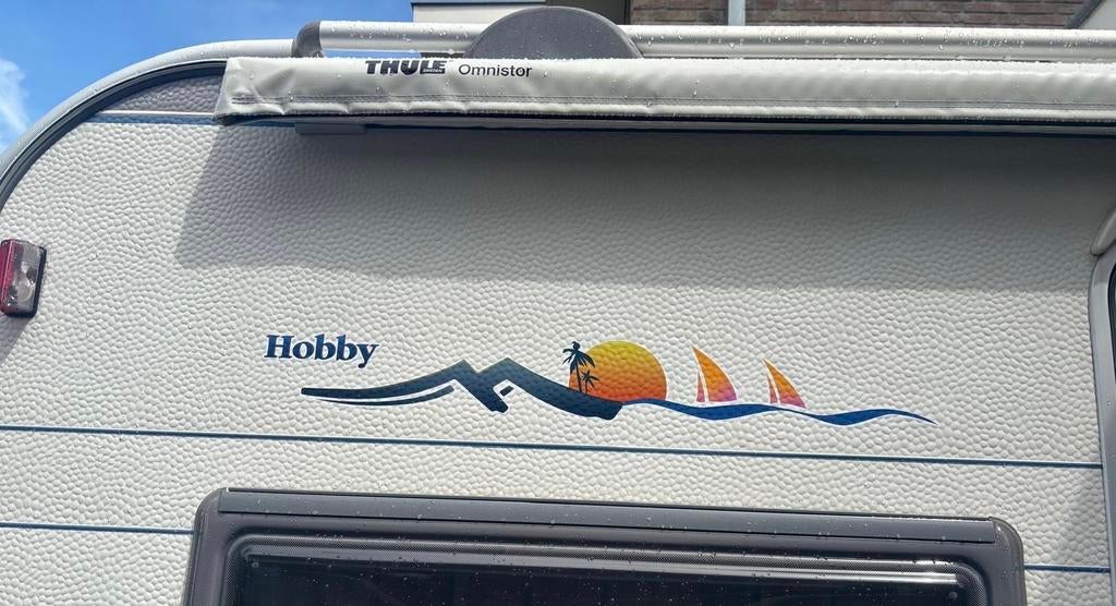 Bootjessticker Hobby caravan 1999-2006, Ophalen of Verzenden, Gebruikt
