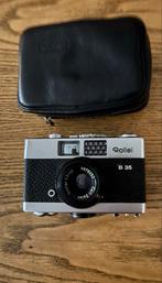 Rollei B 35 Analoge Camera met Leren Hoesje - Goede Staat, Audio, Tv en Foto, Ophalen of Verzenden, Gebruikt, Compact, Overige Merken