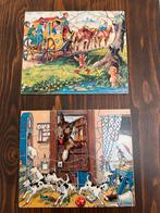 Vintage puzzeltjes 2x16 stukjes, Antiek en Kunst, Antiek | Speelgoed, Ophalen of Verzenden