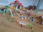 Playmobil manege, paarden, Ophalen of Verzenden, Gebruikt