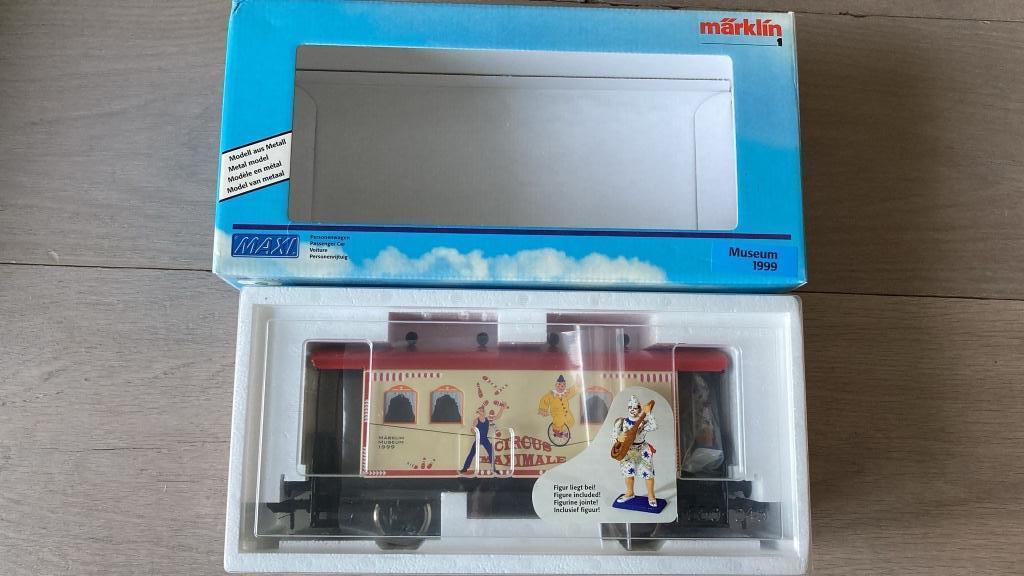 Marklin spoor 1 museum 1999 wagon nieuwstaat, Wisselstroom, Verzenden, Märklin, Nieuw