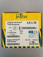 Jetfast schroeven, verzinkt, RVS diverse maten, Ophalen, Schroeven, Nieuw, Minder dan 50 mm