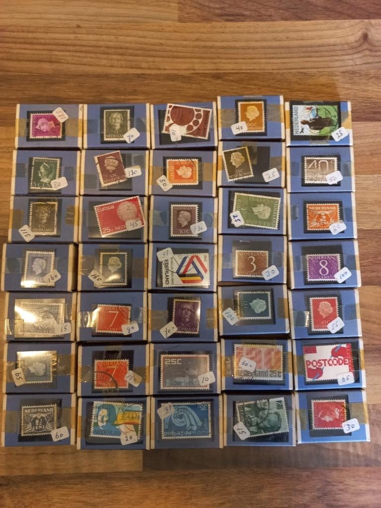 postzegel nederland ruim 50.000 gesorteerd, Ophalen of Verzenden, Gestempeld