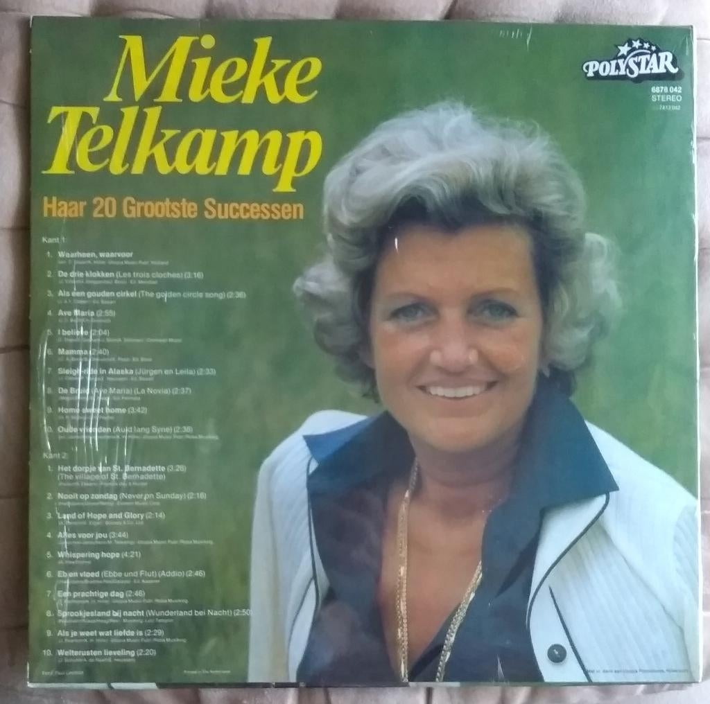 MIEKE TELKAMP (3 stuks-33 toerenplaat)(..... in goede staat), Ophalen of Verzenden, Zo goed als nieuw, 12 inch, Levenslied of Smartlap