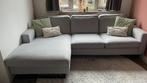 Grijze hoekbank/long chair, Ophalen, Zo goed als nieuw