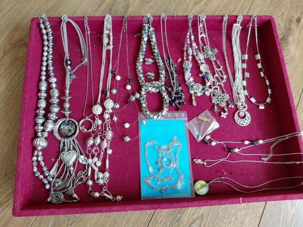 Partij sieraden, Ophalen of Verzenden, Overige kleuren, Overige materialen