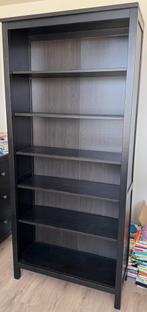 Ikea Hemnes Boekenkast Zwartbruin 197x90x37 cm, Ophalen, Met plank(en), Gebruikt, Scandinavisch