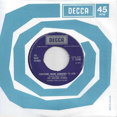 Rolling Stones 1971 RS010 Maxi, Gebruikt, 7 inch, Single, Ophalen of Verzenden