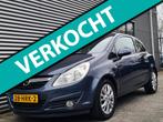 Opel Corsa 1.4-16V Business 02-2009 Metro Blue Metallic 142d, Voorwielaandrijving, Stof, Gebruikt, Zwart