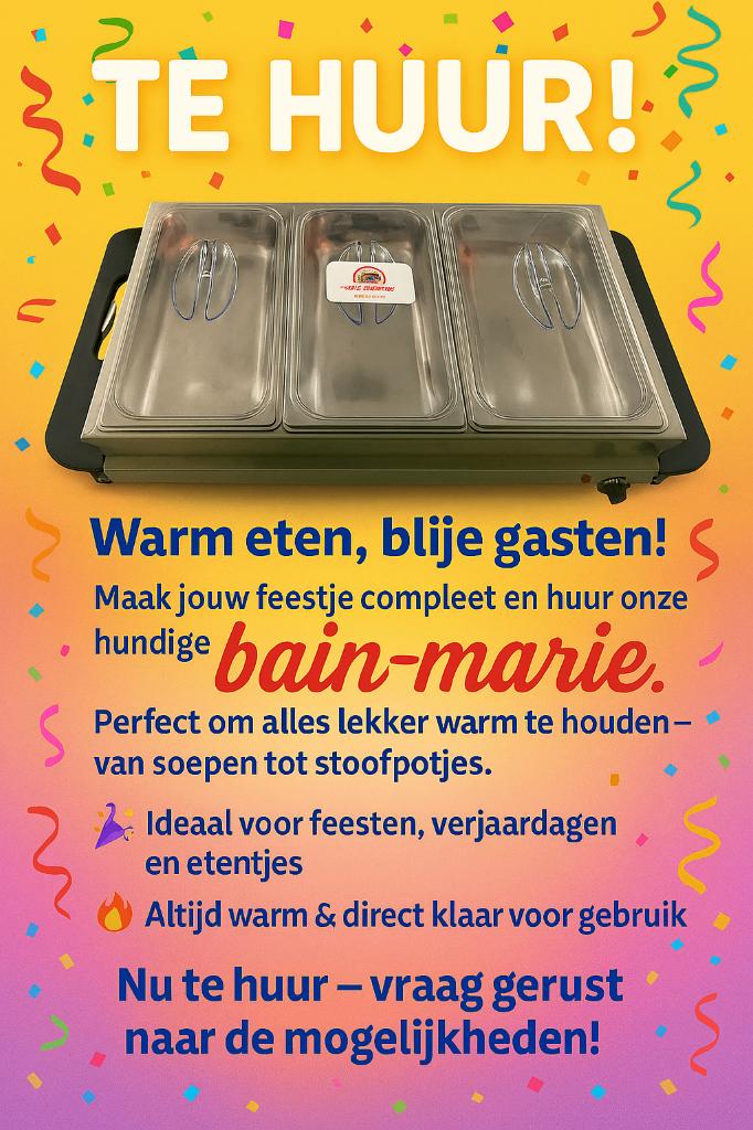 verhuur, Ophalen of Verzenden, Nieuw, Overige