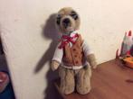 Meerkat (stokstaartje) knuffel met overhemd, bril en jasje., Ophalen of Verzenden, Gebruikt, Overige typen