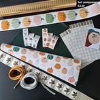Inpakset pompoenen papier bloemetjes pumpkin insecten lines, Verzenden, Nieuw