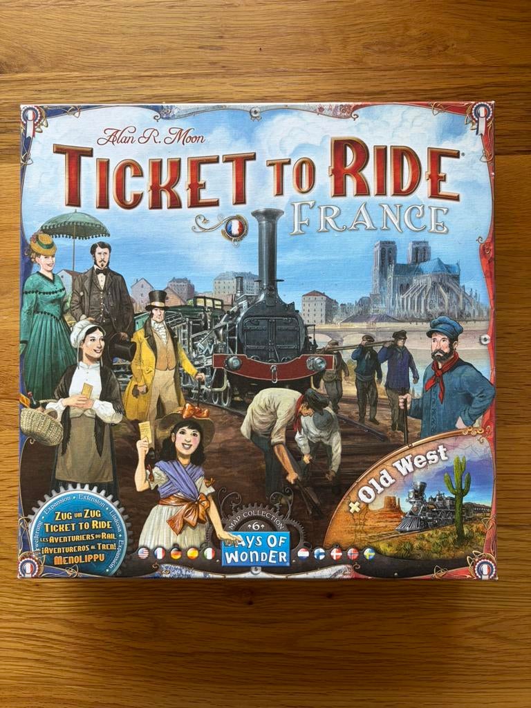 Ticket to Ride France uitbreiding, Verzamelen, Speelkaarten, Jokers en Kwartetten, Zo goed als nieuw, Kwartet(ten), Ophalen of Verzenden