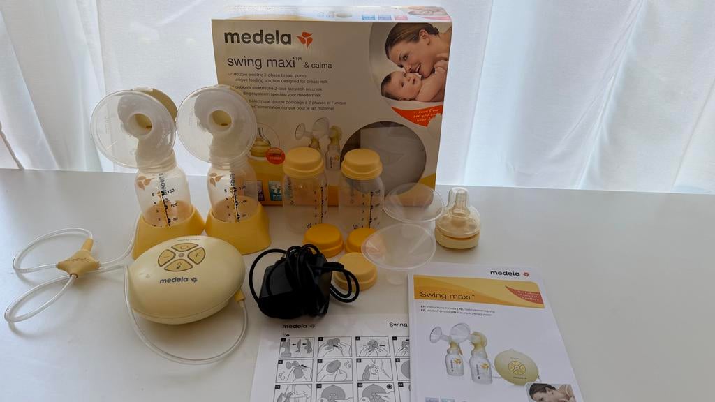 Medela Swing Maxi dubbele elektrische borstkolf, Ophalen of Verzenden, Zo goed als nieuw