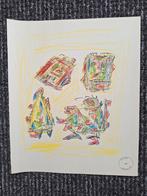 Theo Wolvecamp - Gemengde techniek op stevig papier !!!, Antiek en Kunst, Verzenden