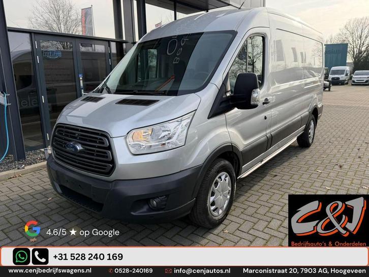 Ford Transit 350 2.0 TDCI L3H2 Ambiente achterschade, airco,, Auto diversen, Schadeauto's, Ford, Handgeschakeld, Diesel, Overige carrosserieën