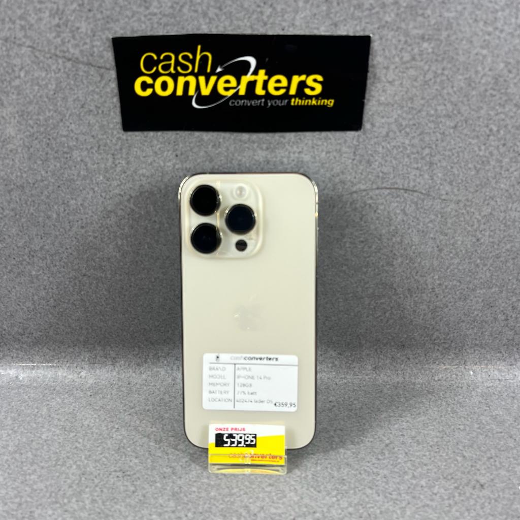 Apple Iphone 14 Pro | 128GB | goud | 77%batt | 402474, Ophalen of Verzenden, Gebruikt
