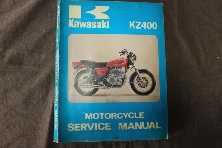 Kawasaki KZ400 1977 motorcycle service manual KZ 400, Ophalen of Verzenden, Kawasaki