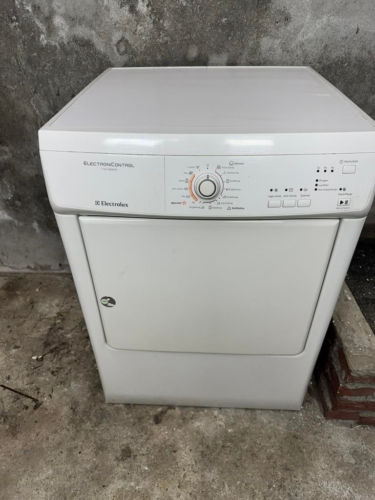 Wasdroger ElectroniControl 7 kilo, 6 tot 8 kg, Luchtafvoer, Ophalen of Verzenden, Zo goed als nieuw