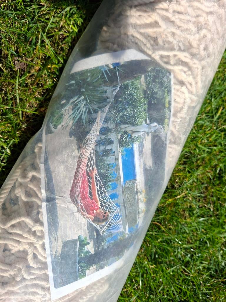 Hangmat nieuw in verpakking, Ophalen