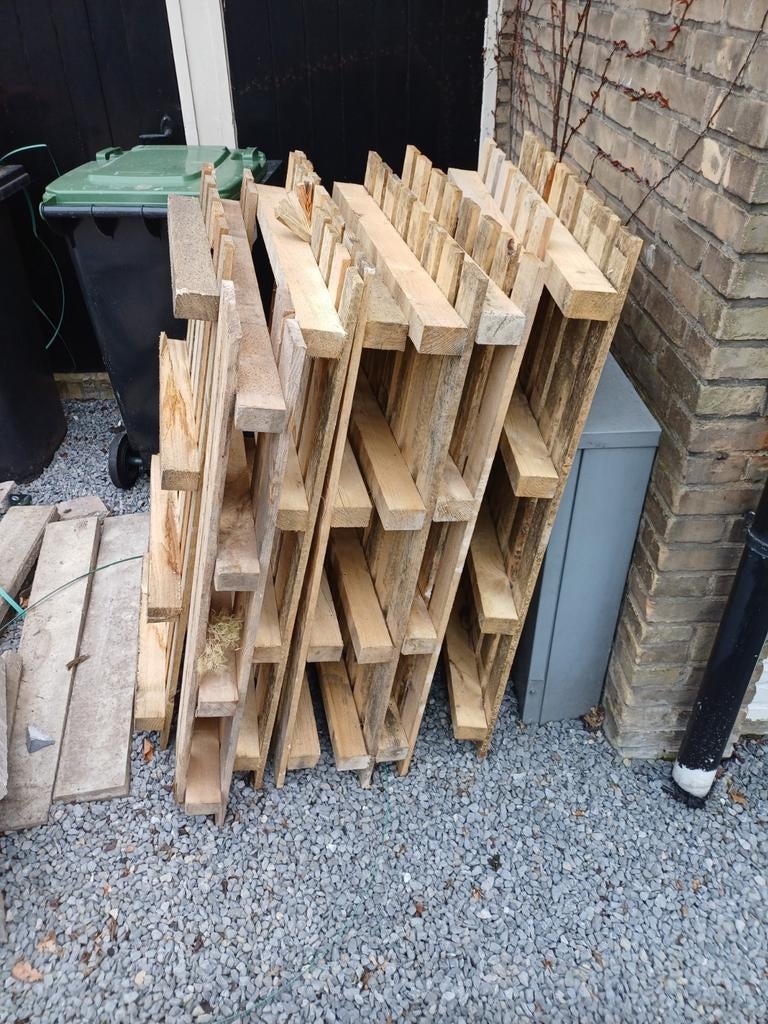 Palets 8 stuks - resthout, Ophalen, Minder dan 25 mm, Pallet, Minder dan 200 cm