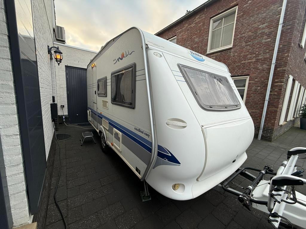 Hobby 400 SF excellent easy met mover, Caravans en Kamperen, Caravans, Hobby, Kachel, Treinzit, 750 - 1000 kg