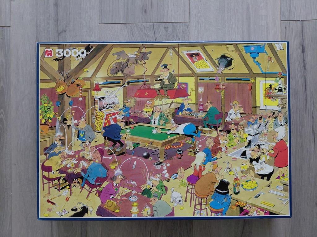 Jan van Haasteren puzzel 3000 stukjes, Hobby en Vrije tijd, Denksport en Puzzels, Ophalen, Meer dan 1500 stukjes, Zo goed als nieuw
