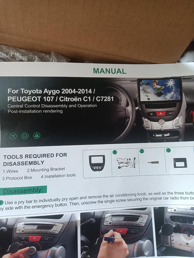 Multimedia Speler voor Toyota Aygo (2004-2014), Auto diversen, Autoradio's, Ophalen of Verzenden, Nieuw