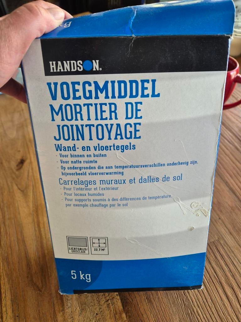 Voegmiddel tegels 3,5kg, Ophalen, Wandtegels, Nieuw, Minder dan 20 cm