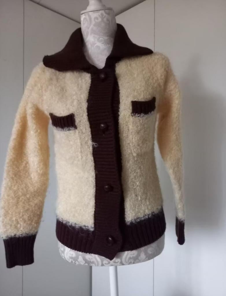 Vintage Mohair Vest, Kleding | Dames, Truien en Vesten, Verzenden, Zo goed als nieuw, Maat 36 (S), Overige kleuren