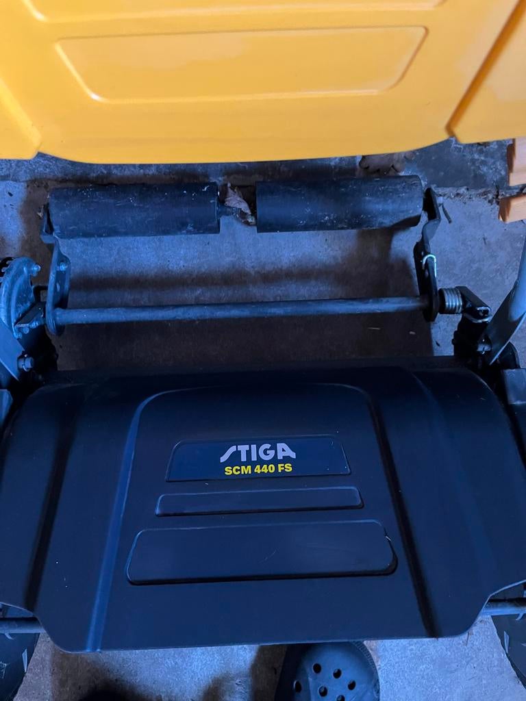 Stiga SCM 440 FS Grasmaaier - Zo goed als nieuw, Ophalen, Handgrasmaaier, Zo goed als nieuw, Opvangbak