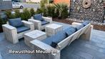 Luxe Steigerhouten Loungeset/Loungebanken voor Tuin/Terras, Tuin en Terras, 5 zitplaatsen, Bank, Steigerhout, Nieuw