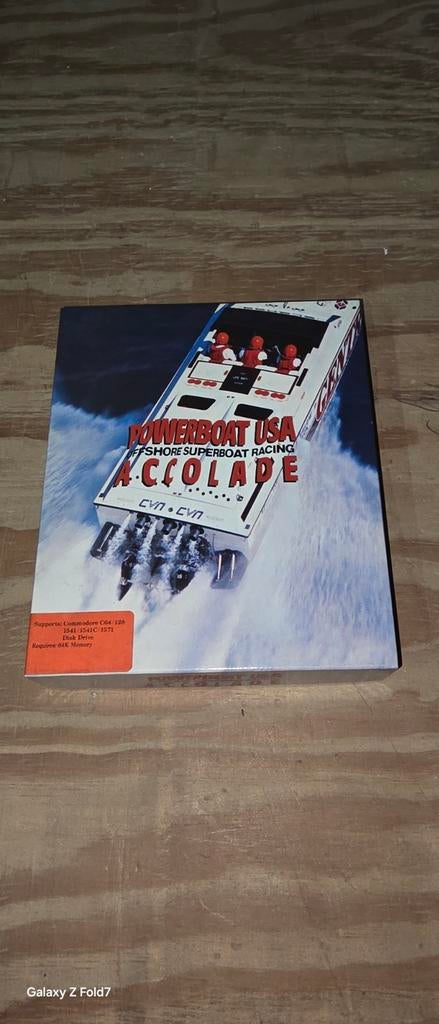 Powerboat USA - Offshore Superboat Racing Commodore 64, Gebruikt, 1 speler, Racen en Vliegen, Ophalen of Verzenden
