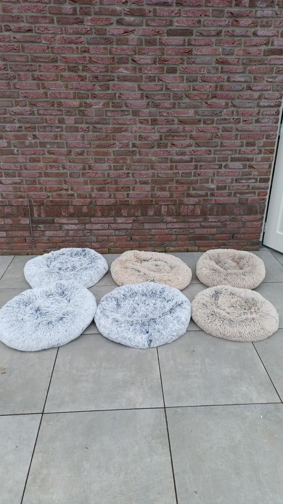 Hondenmand Kattenmand Rond Beige of Grijs  Meerdere stuks!!, Ophalen of Verzenden, Nieuw, Pluche
