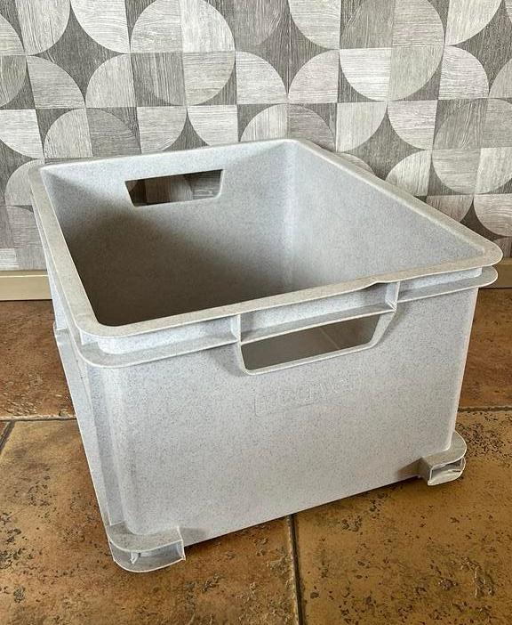 43x36x25 Curver box bak krat grijs stapelbaar, Gebruikt, Minder dan 50 cm, Ophalen of Verzenden, Minder dan 40 cm
