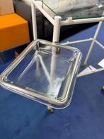 Dokter Arts Ziekenhuis Trolley verbandwagen Lameris, Ophalen, 50 tot 100 cm, Glas, Industrieel Bauhaus Buisframe